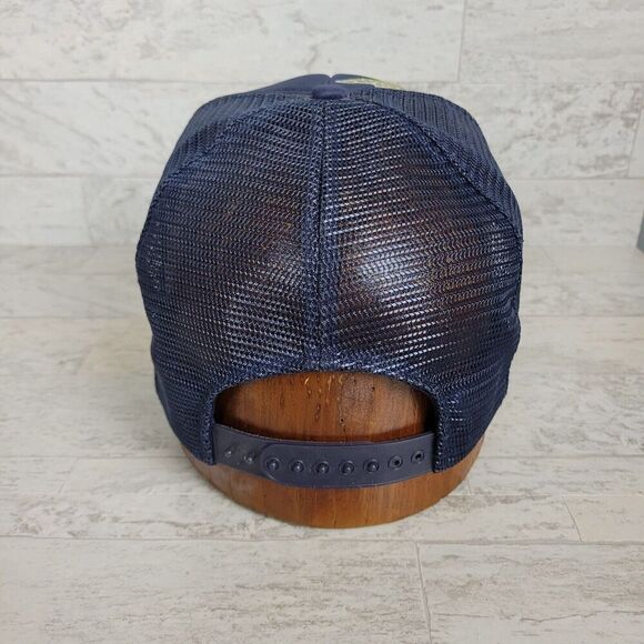 Vintage NASA Kennedy Space Center Hat Blue Foam Snapback Trucker Cap Taiwan 80s - Picture 4 of 10